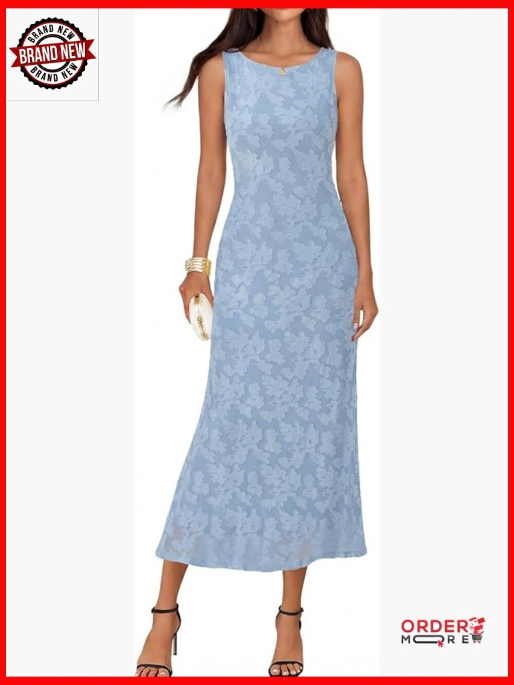 Sleeveless Floral Maxi Dress Tie Waist Bodycon Formal Party Wedding Guest